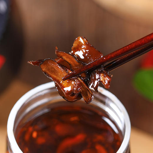 土哆哆云南特产即食鸡枞菌/牛肝菌 罐头香辣口感美味下饭菜 商品图5