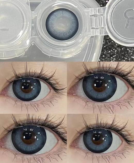 年抛 蜻蜓队长 Moonmyth / 大直径14.5 着色13.8 (同品牌多副更划算 选款色板在详情页 要看详情页哦) 蓝色混血 商品图5