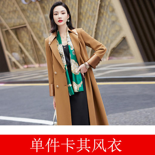 时尚气质中长款西服风衣XZ-HYN9910 商品图8