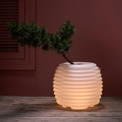 华十乐创意灯具露营聚会礼品北欧花瓶装饰摆件冰桶蓝牙音箱-小胖 商品图3