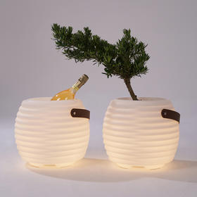 华十乐创意灯具露营聚会礼品北欧花瓶装饰摆件冰桶蓝牙音箱-小胖