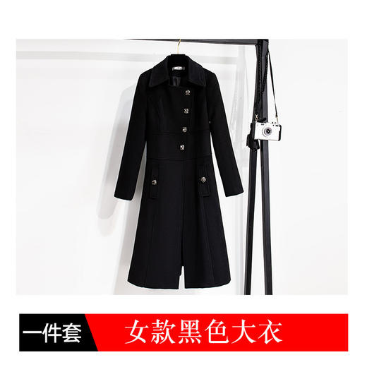 职业风大衣中长款空姐气质售楼部工装毛呢外套XZ-20662 商品图4