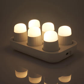 华十乐创意LED氛围灯礼品北欧简约现代装饰摆件彩灯-萤火虫