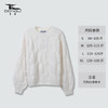 东黎 • 山羊绒 女士秋冬春季针织圆领重工绞花套头羊绒衫慵懒 WSR-21S44 商品缩略图4