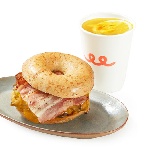 特色贝果单人餐 商品图0