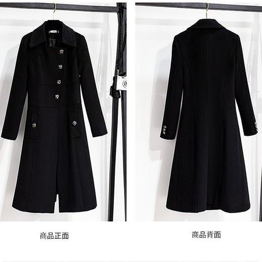职业风大衣中长款空姐气质售楼部工装毛呢外套XZ-20662 商品图2