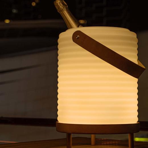 华十乐创意灯具户外露营聚会北欧花瓶装饰摆件冰桶蓝牙音箱-仕女 商品图2