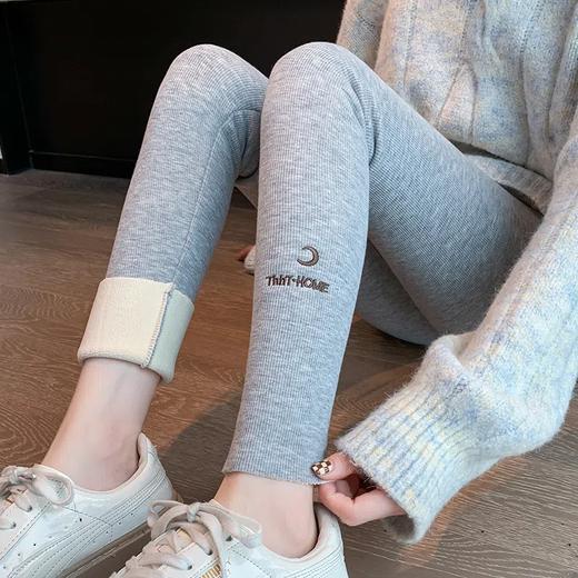 【爆款超低价预售 急单慎拍】秋冬新款加绒加厚打底裤女外穿弹力大码秋裤薄款百搭显瘦保暖棉裤 商品图0