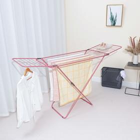 5F 利快生活 波兰进口Rorets 可折叠粉色晾衣架 18M 家用置地方便收纳碳钢耐用