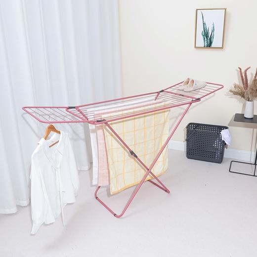 5F 利快生活 波兰进口Rorets 可折叠粉色晾衣架 18M 家用置地方便收纳碳钢耐用 商品图0