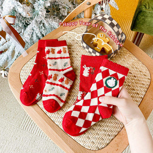 2023新年儿童高品质袜子1-12岁  XHR 商品图12