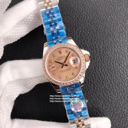 NOOB出品，女装日志型28㎜日志型279174-0009 ①：女装日志型的蚝式表壳是坚固优雅、美比例的典范。采用316L不锈钢来锻造不锈钢腕表表壳，具备高抗腐蚀性。 商品图3