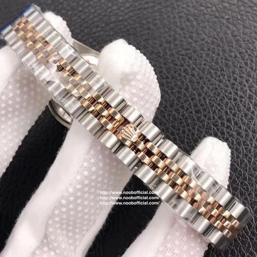 NOOB出品，女装日志型28㎜日志型279174-0009 ①：女装日志型的蚝式表壳是坚固优雅、美比例的典范。采用316L不锈钢来锻造不锈钢腕表表壳，具备高抗腐蚀性。 商品图9