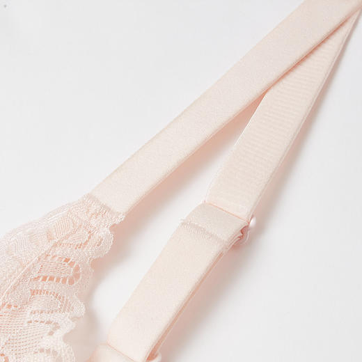 都市丽人自然舒适常规内衣A中厚3/4杯蕾丝文胸三排树脂胶圈LB3AA1 商品图13
