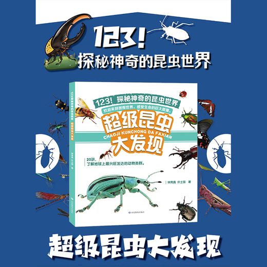 123！探秘神奇的昆虫世界 超级昆虫大发现 商品图1