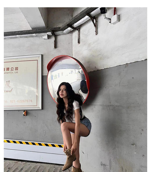 【粗腿女孩救星 秋冬的时髦是靴子给的】骑士靴女粗跟秋冬款西部靴高筒薄绒复古显瘦褶皱堆堆靴长靴圣诞节春节礼物礼品 商品图4