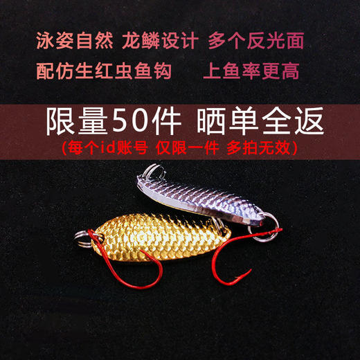 路亚假饵龙鳞小亮片套装鱼鳞远投钓马口翘嘴鱼青稍罗非ccl22 商品图4