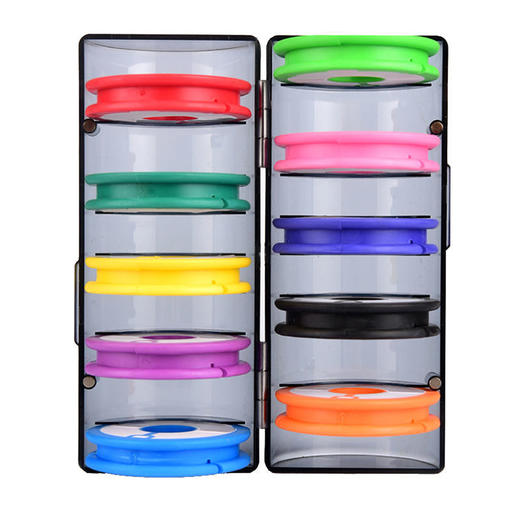 小身材 大空间 彩虹硅胶主线轴主线盒大线轴线组盒鱼线圈钓鱼配件ccl11 商品图8