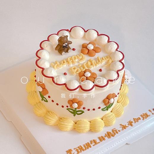 黄色小花复古蛋糕-低糖处理无添加 商品图2