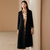 EITIE爱特爱冬季新款气质修身纯羊毛毛呢外套女纯色V领大衣6814533 商品缩略图7