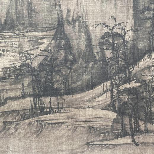 【定制书画】（北宋）许道宁《秋江渔艇图（高头渔父卷）》绢本 手卷  馆藏书画高仿复制艺术品（付款后28天内发货） 商品图2