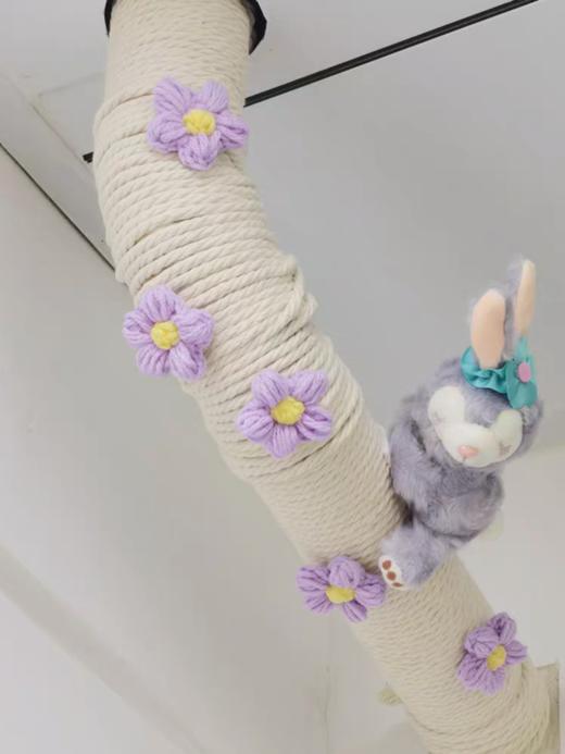 【限时折扣】空调管装饰星黛露趴趴款1个+50米白色棉线+紫色花5朵 商品图1