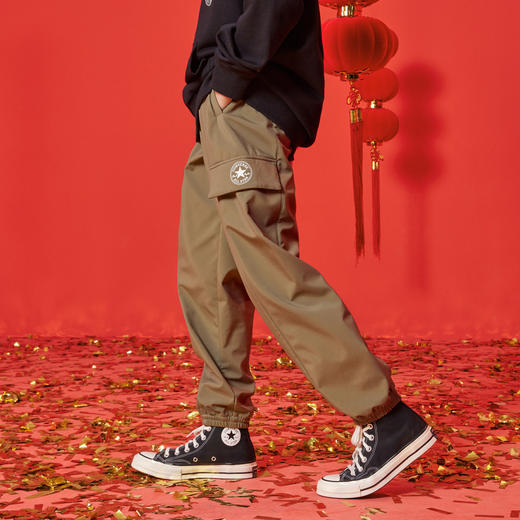 CONVERSE 春 大童 小童 长裤 CNVB-WP-D690 商品图1