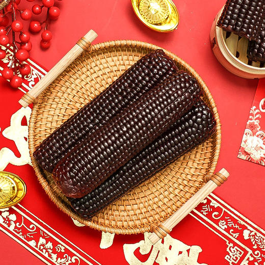 一号农场【有机黑糯玉米】新鲜真空锁鲜软糯鲜甜健康粗粮1.6KG 商品图4