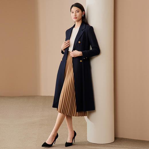 EITIE爱特爱冬季新款收腰显瘦中长款外套6804503 商品图3