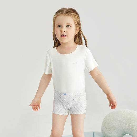 【亲肤舒麻】英氏儿童内裤舒麻四角裤男女宝宝透气平角裤2件装春夏款 商品图1