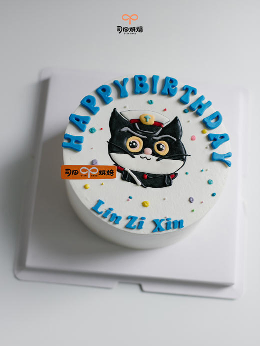 手绘黑猫警长（下单备注名字拼音哟） 商品图0