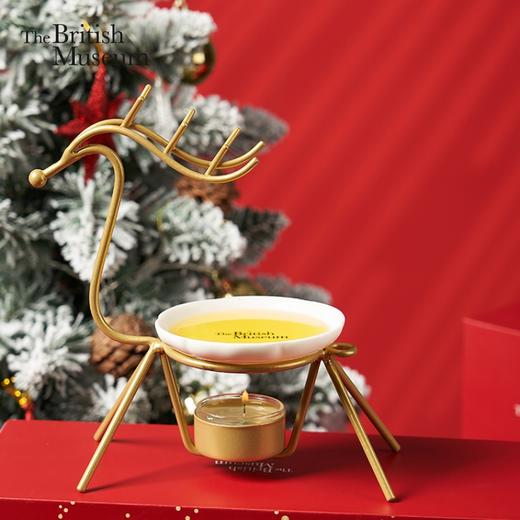 大英博物馆麋鹿系列圣诞鹿香薰蜡烛铁艺融蜡炉香氛礼盒 商品图0