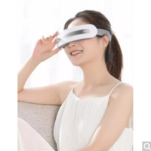 【2022国庆】米家小米有品摩摩哒眼部按摩器冷热双敷护眼仪震动按摩智能蓝牙音乐白灰色 商品图1