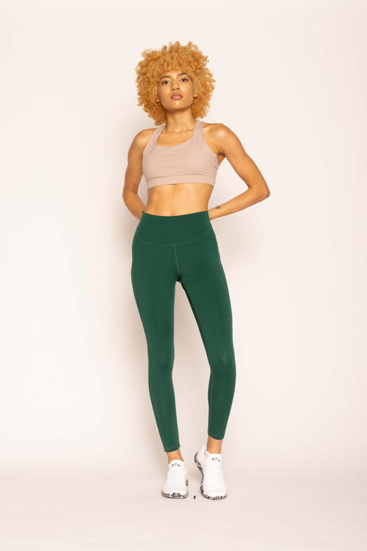 高弹提臀中高腰九分紧身裤 商品图11