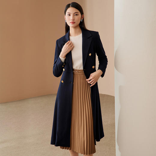 EITIE爱特爱冬季新款收腰显瘦中长款外套6804503 商品图2