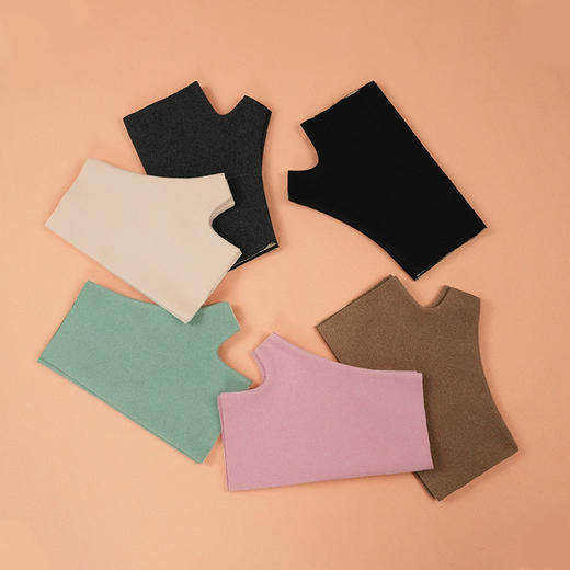 「六色可选！亲肤面料」冬季防寒保暖女士手套 德绒薄款露指办公室学生写字保暖手套配饰 商品图3