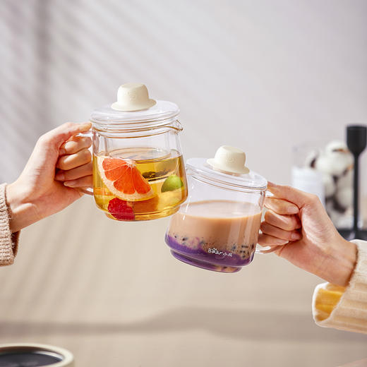 【小程序】小熊养生壶 YSH-D04C6 米黄 玻璃杯+玻璃内胆 商品图6