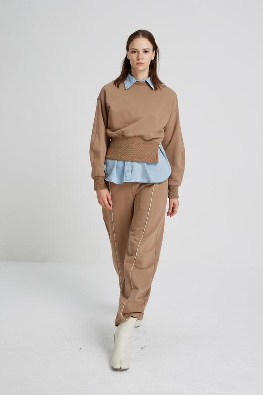 侧拉链收腰卫衣 商品图0