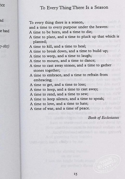 【中商原版】Collectors Library系列：快乐诗歌 英文原版 Poems for Happiness 外国诗歌 商品图7