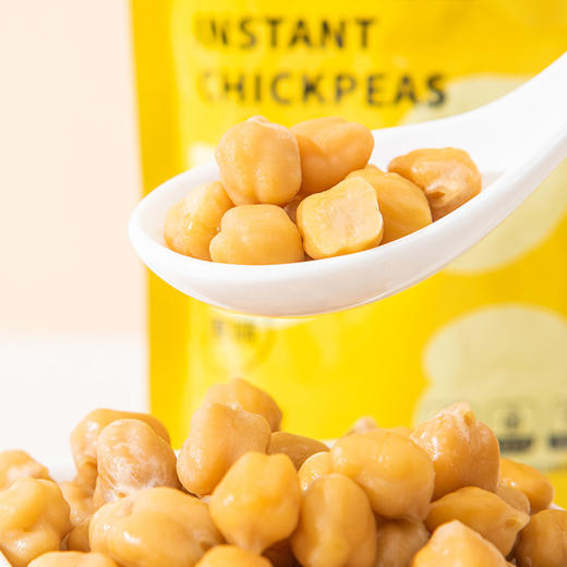 喜善花房鹰嘴豆即食无蔗糖无防腐剂油健康代餐原味纯蒸鹰嘴豆60g 商品图4