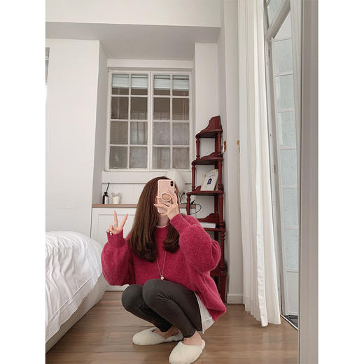 金蘑菇菇 踩在云朵上/秋冬当然要穿毛毛鞋啦 高品质真毛皮毛一体鞋 商品图3