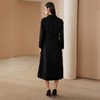 EITIE爱特爱冬季新款气质修身纯羊毛毛呢外套女纯色V领大衣6814533 商品缩略图10