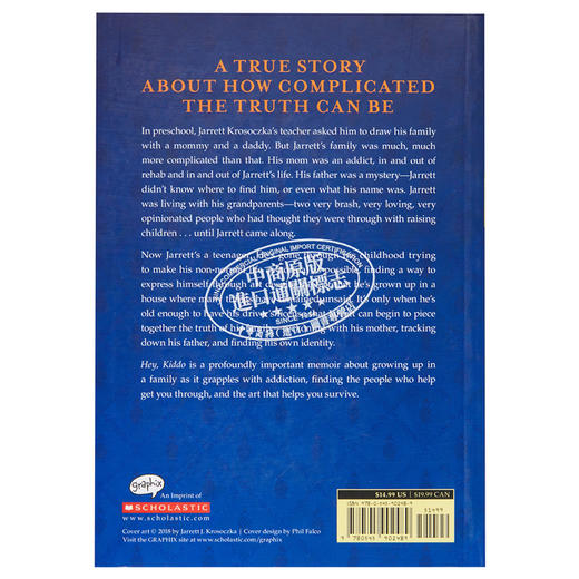 【中商原版】嘿，孩子（2018美国国家图书奖决选）英文原版 Hey, Kiddo 小说 商品图1