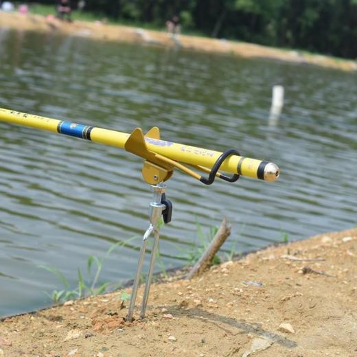 全金属钓鱼竿支架地插多功能手竿海竿两用鱼杆万向台架杆架竿ccl14 商品图6