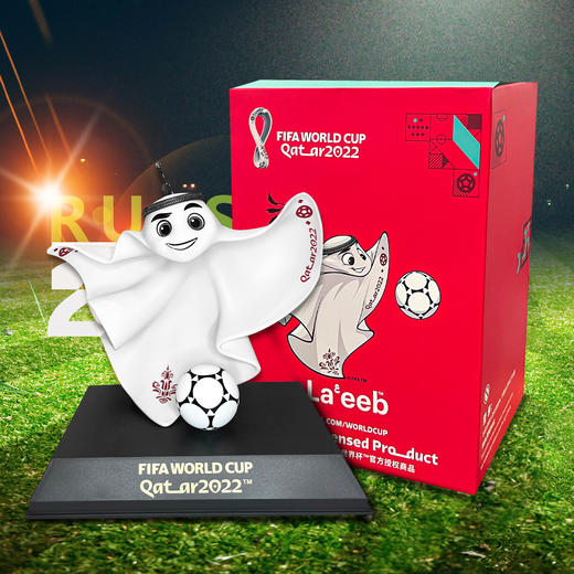 2022 世界杯吉祥物 手办 世界杯纪念币 3D摆件 3d建模高度还原 商品图2