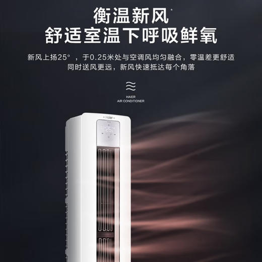 海尔（Haier）空调 KFR-72LW/28LBC81U1 新风空调 商品图9