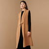EITIE爱特爱冬季新款时尚气质纯色马甲大衣中长款外套女6814505 商品缩略图3