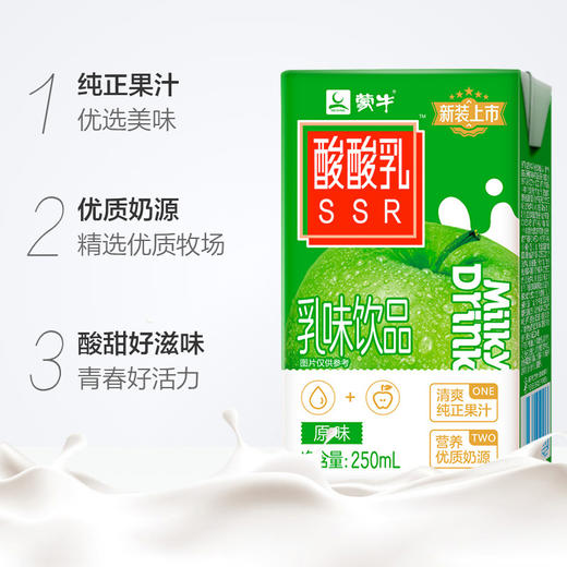 酸酸乳营养乳味饮品原味利乐包250ml×24包 商品图2