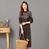 气质针织连衣裙冬季打底毛衣裙中长款内搭裙子CC-E-5260 商品缩略图1