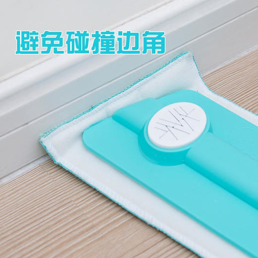 妙洁升级新版 超纤平板拖把360°旋转拖把干湿两用家用一拖净拖地神器 商品图1